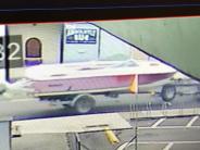 Boat involved in bicycle theft. 