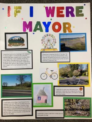 Example of If I Were Mayor poster contest submission 