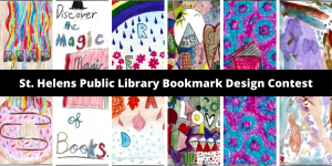 St. Helens Public Library Bookmark Design Contest Banner